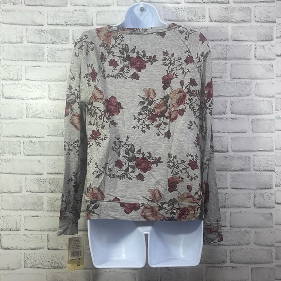 Rewind Open Sleeves Floral Top Medium NWT - Picture 2 of 8